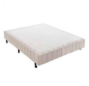 Cama Box Celebrate Bege 193X203X40 Minaspuma 