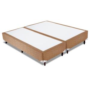 Cama Box Medio Avelã 193X203 Orthocrin