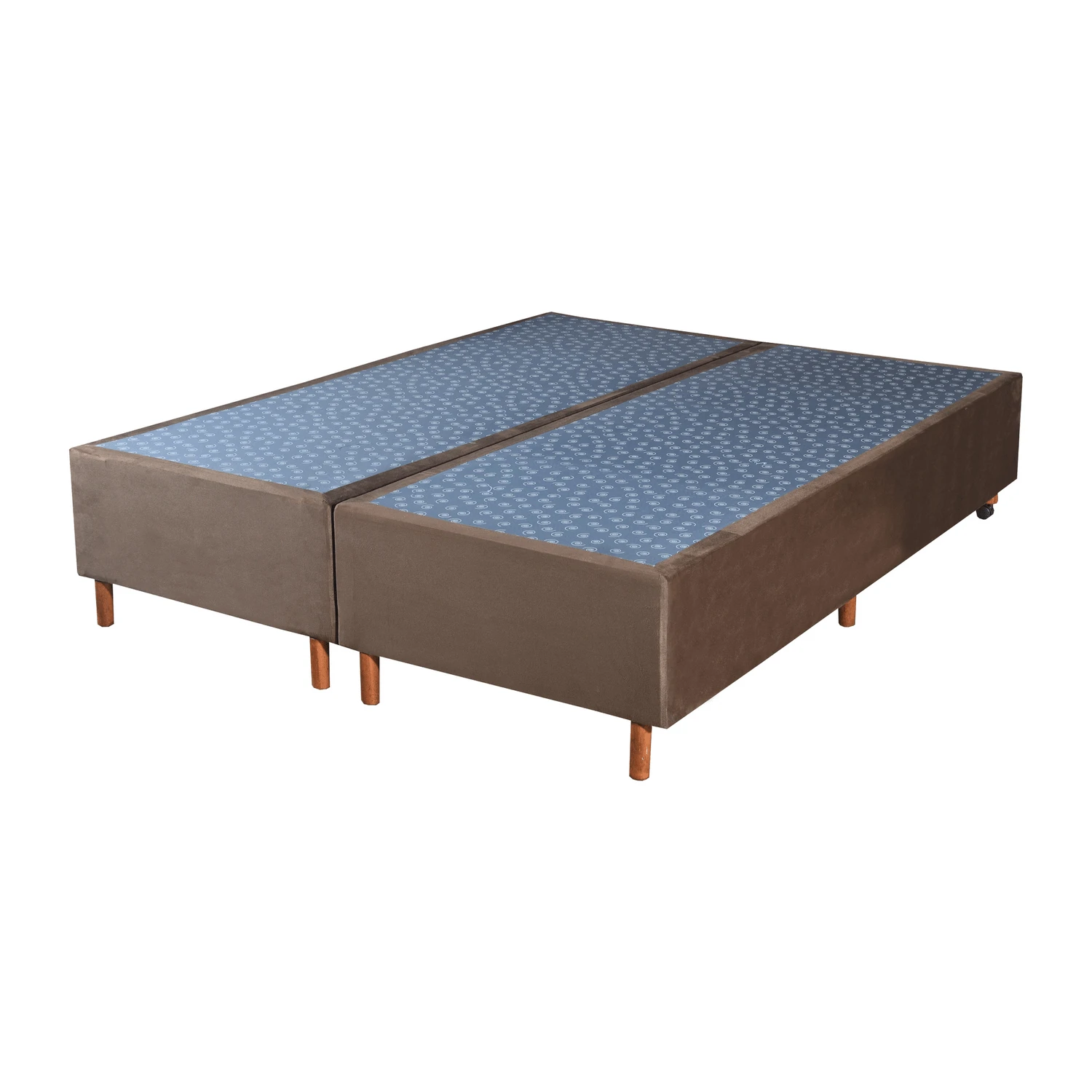 Cama Box Spring Luxo Casal Veludo  193X30 Bom Pastor 