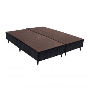 Cama Box Somier Preto 158x23 Ortobom (Queen)