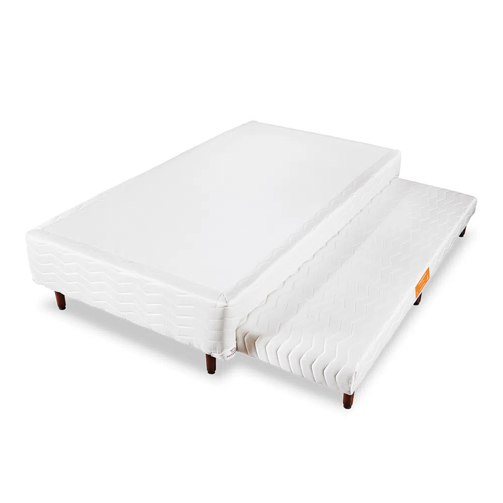 Cama Box Somier PM 13 Branco 158X198 Orthocrin