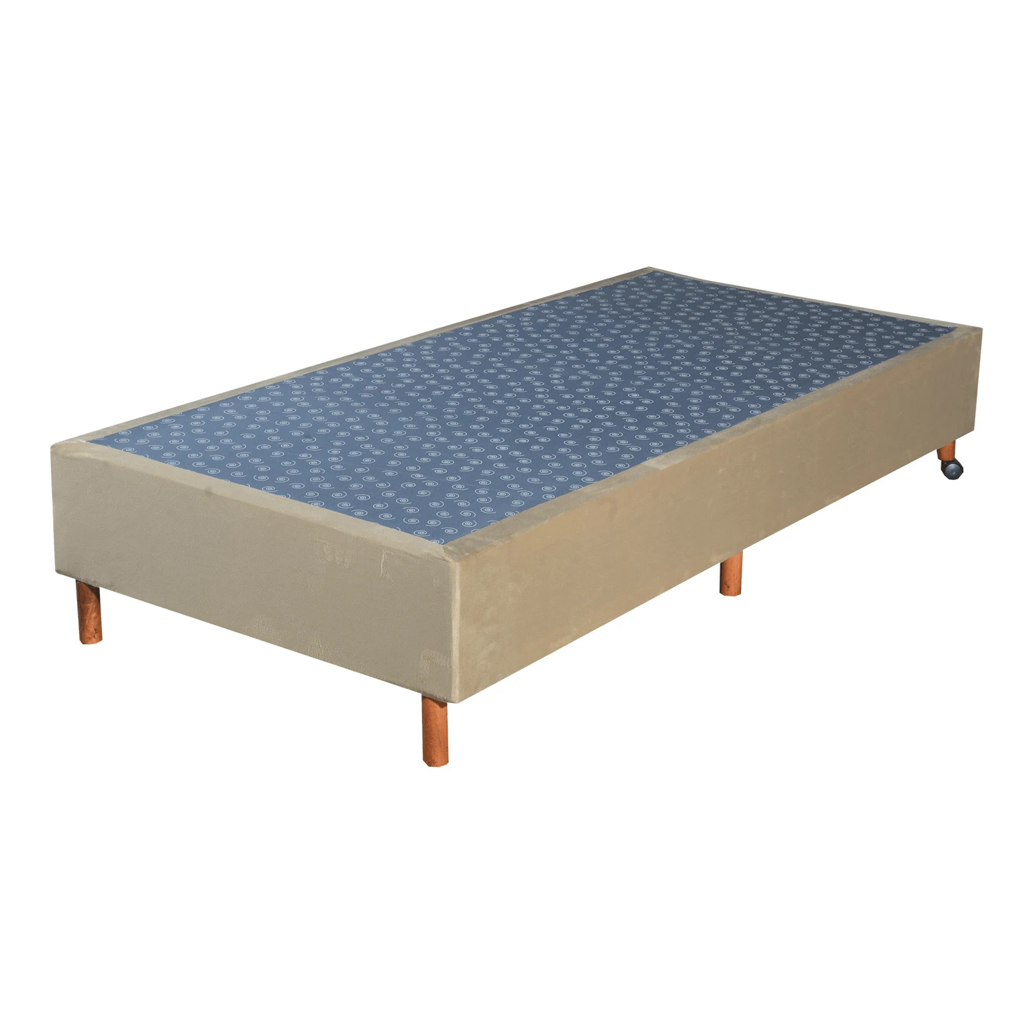 Cama Box Spring Solteiro 088x30 Veludo Bom Pastor 