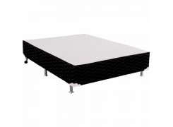 Cama Box 138x30 Americana Preto Ortobom (casal especial)