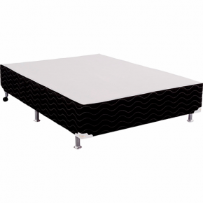 Cama Box 138x30 Americana Preto Ortobom (casal especial)