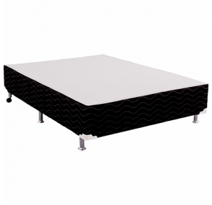 Cama Box 138x30 Americana Preto Ortobom (casal especial)